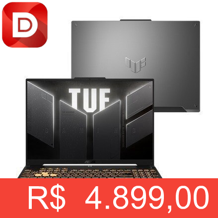 Foto do produto Notebook ASUS TUF Gaming F16 RTX 4050
