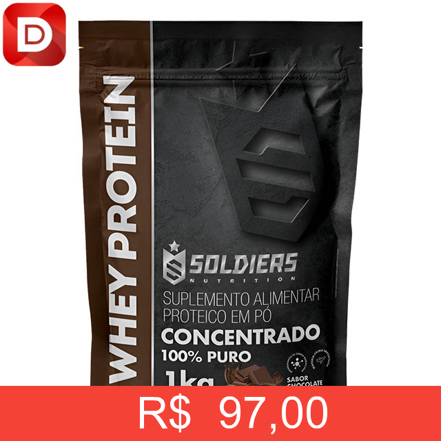 Foto do produto Whey Protein Soldiers Nutrition Concentrado