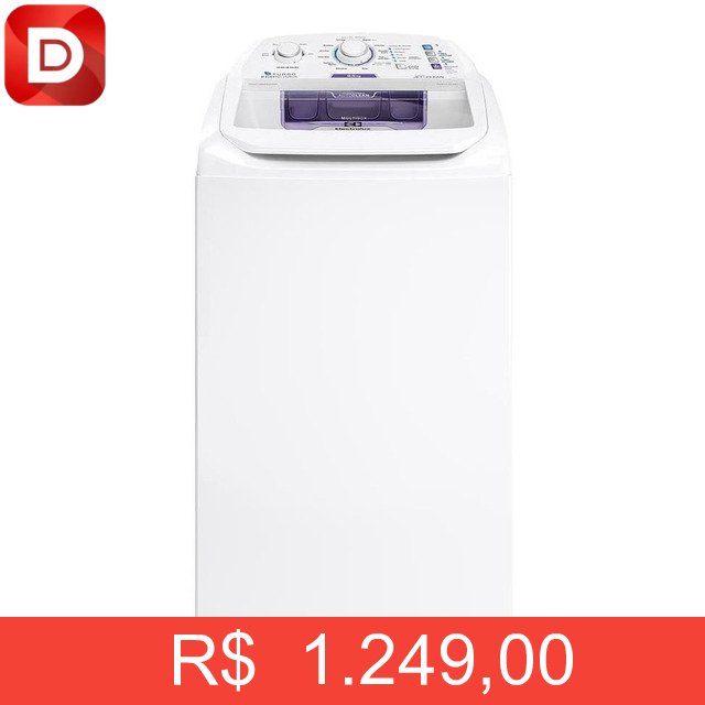 Foto do produto Máquina de Lavar Electrolux 8,5kg Turbo Economia