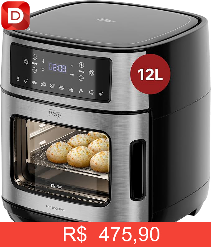 Foto do produto WAP Fritadeira Elétrica Air Fryer OVEN DIGITAL