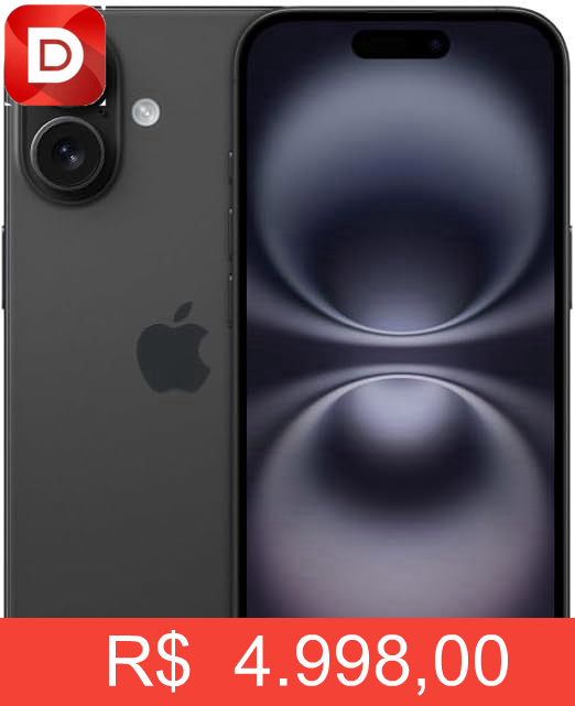Foto do produto Apple iPhone 16