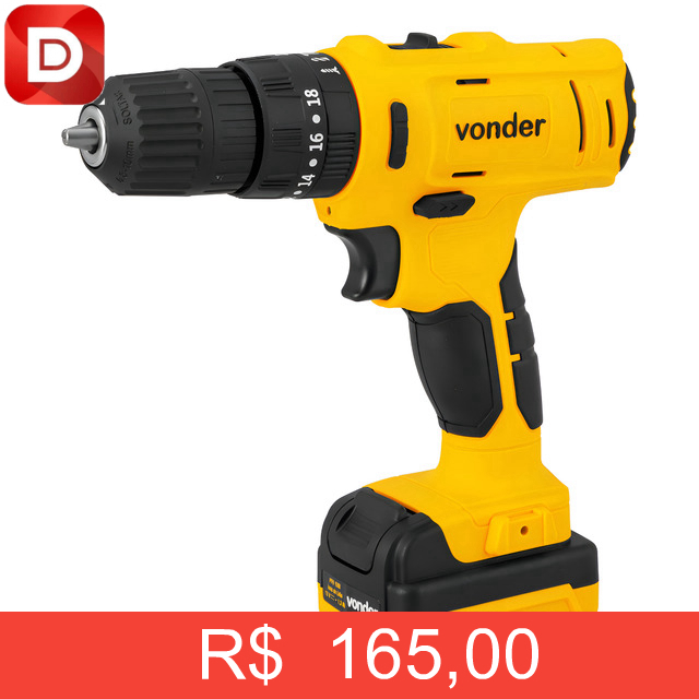 Foto do produto Parafusadeira Furadeira de Impacto Vonder