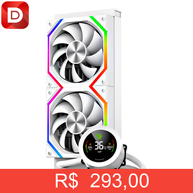 Foto do produto Water Cooler Digital Gamemax Ice Burg 240n2