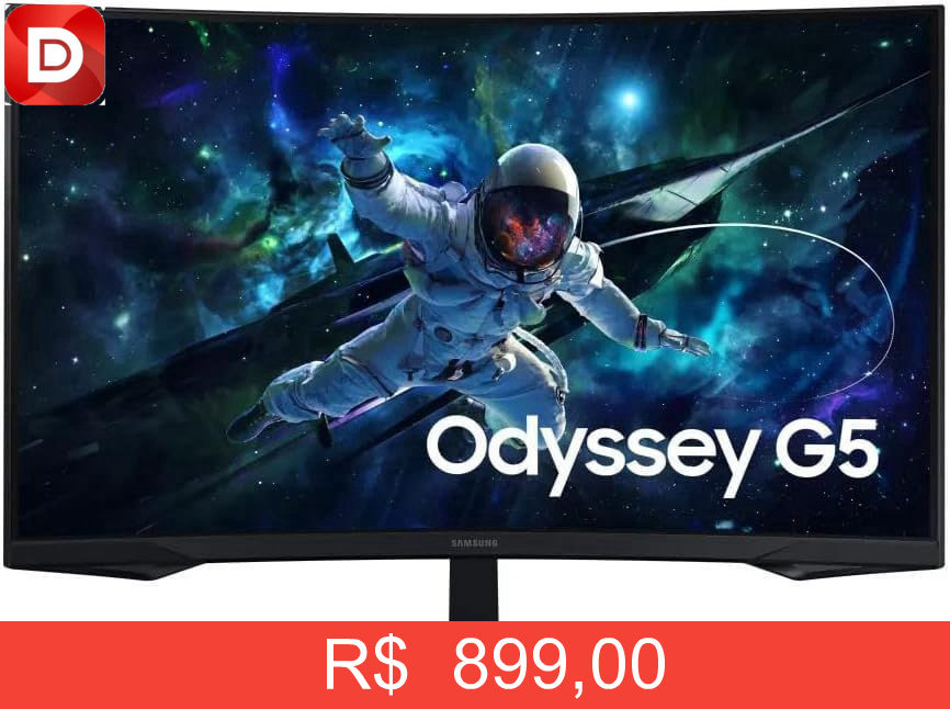 Foto do produto Monitor Gamer Samsung Odyssey G5 27