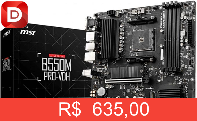 Foto do produto MSI B550M Pro-VDH