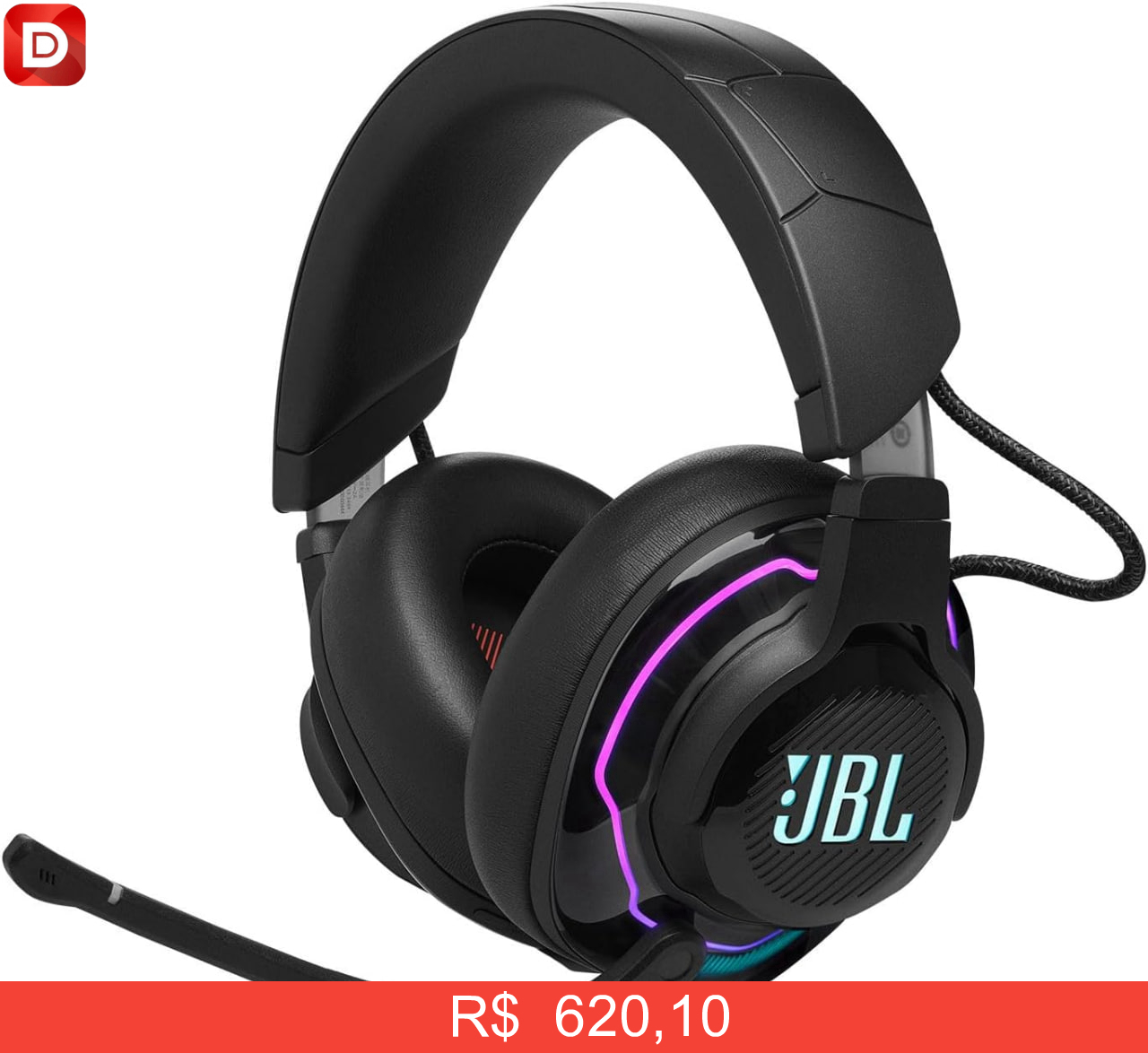 Foto do produto Headset Sem Fio JBL Quantum 910