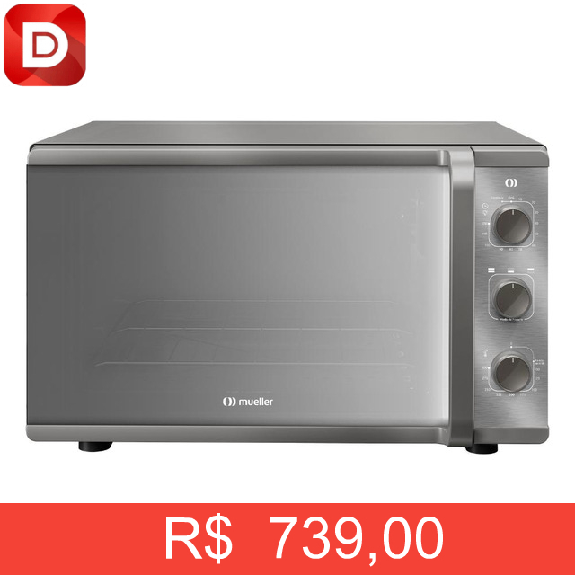 Foto do produto Forno Elétrico Mueller Espelhado