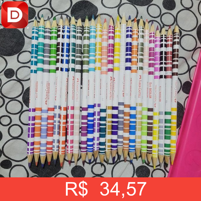 Foto do produto Lápis de Cor Ecolápis Bicolor