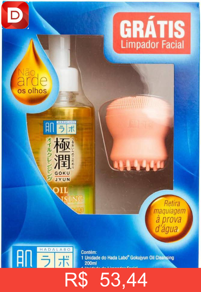 Foto do produto Oléo de Limpeza demaquilante Hada Labo Cleansing Oil