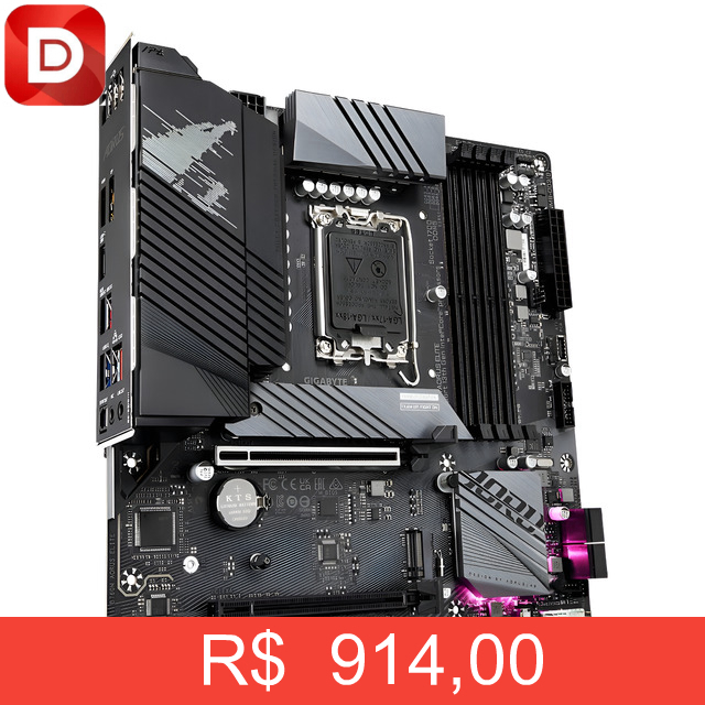 Foto do produto Placa Mãe Gigabyte B760m Aorus Elite