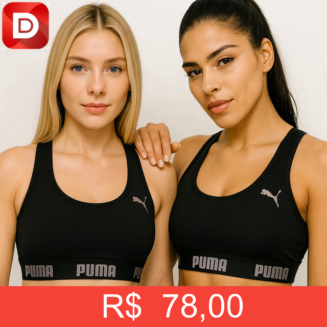 Foto do produto Kit com 2 Tops Puma