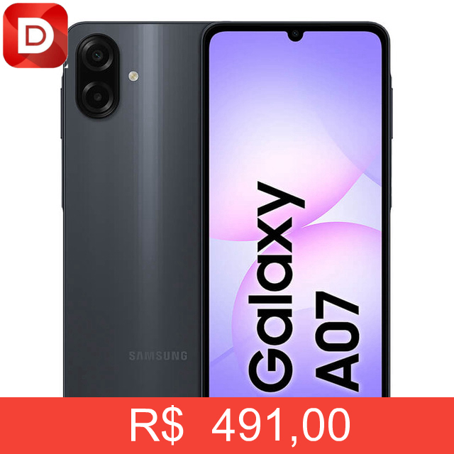 Foto do produto Samsung Galaxy A07