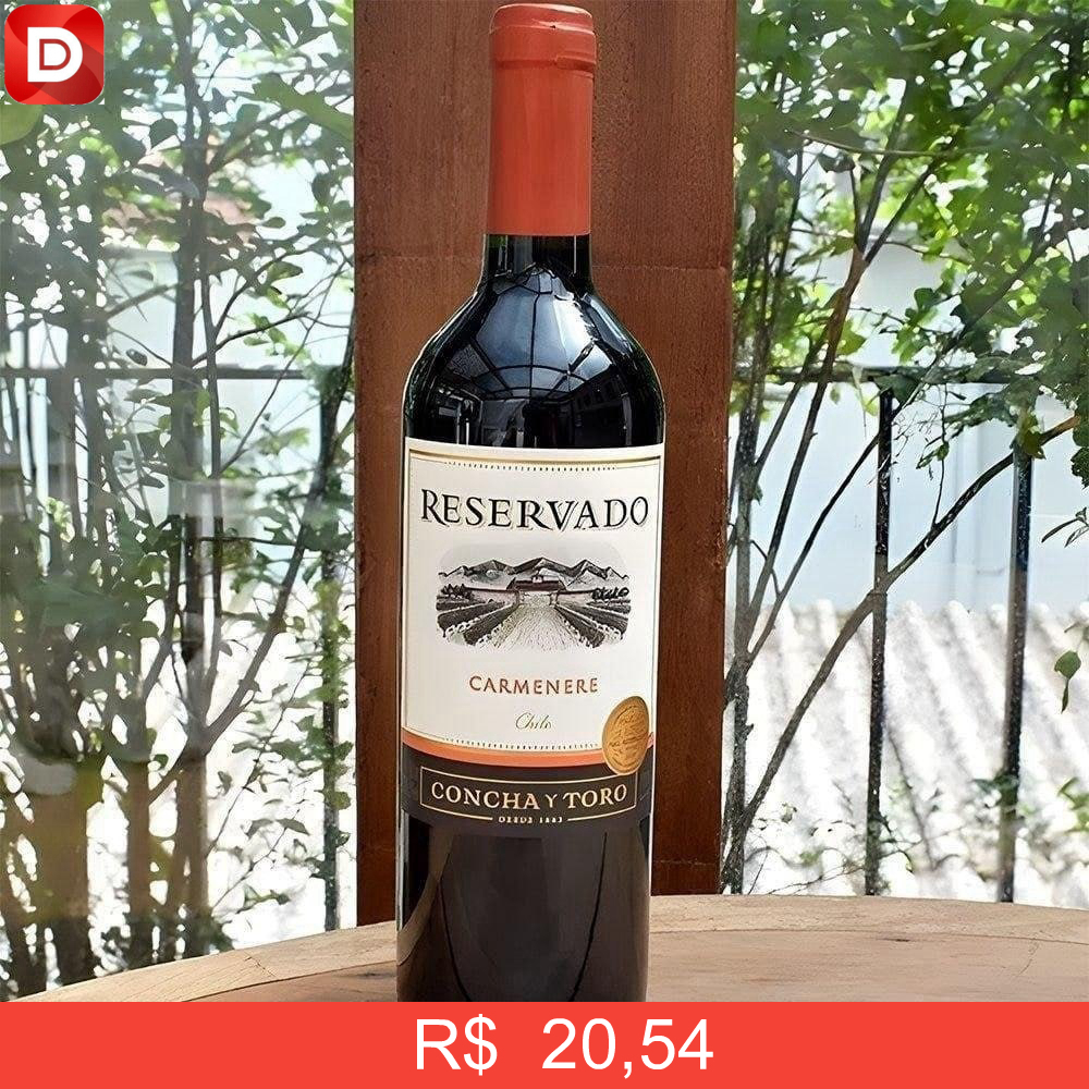 Foto do produto Vinho Concha y Toro Reservado Carmenere