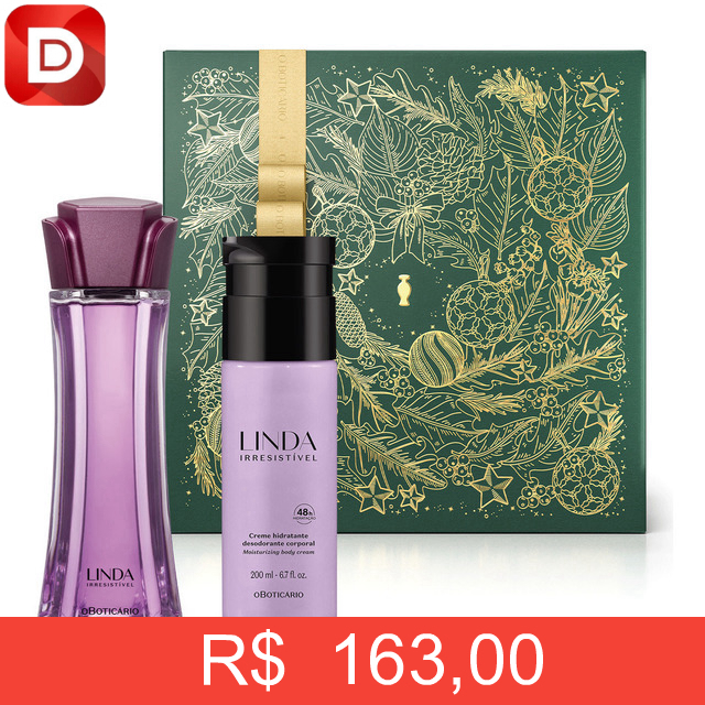 Foto do produto Kit Presente Boticário Linda