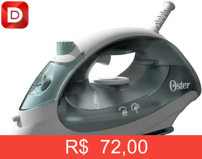 Foto do produto Ferro de Passar à Vapor Oster