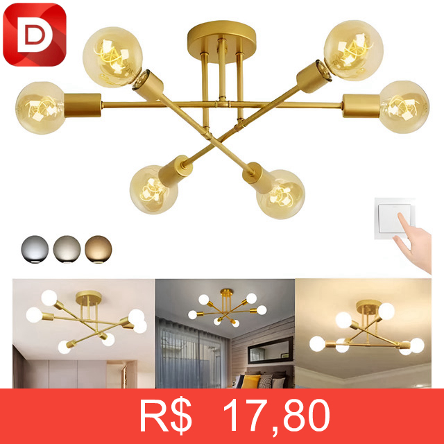 Foto do produto Lustre Luminária Teto Moderno