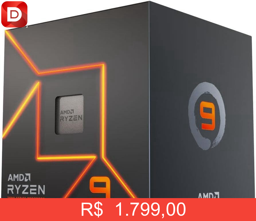 Foto do produto Processador AMD Ryzen 9 7900
