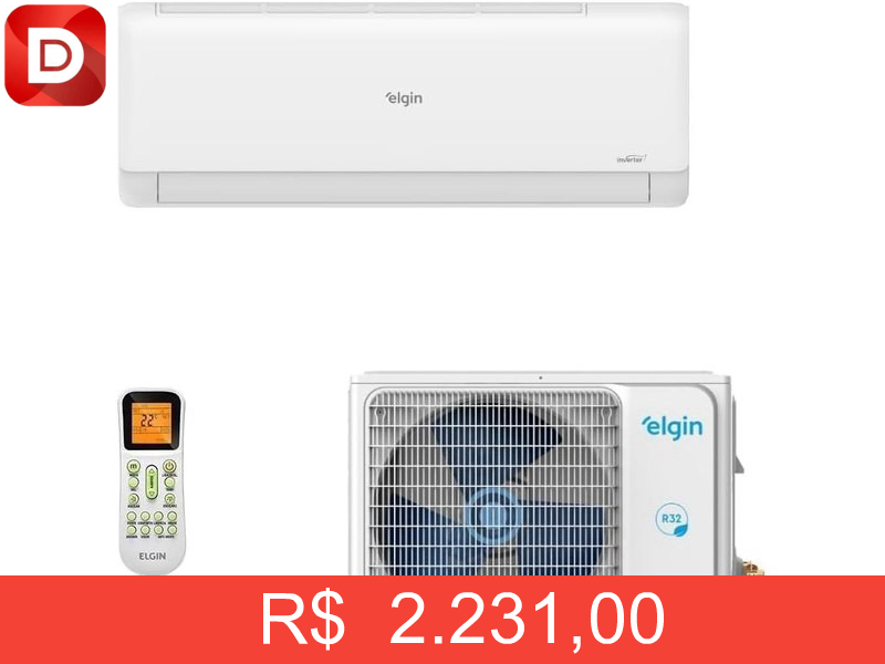 Foto do produto Ar Condicionado Split Hi Wall Elgin Eco Inverter II 18000 BTU/h Frio 45HJFI18C2WC