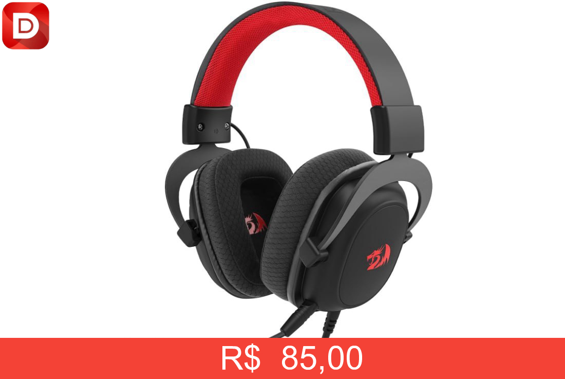 Foto do produto Headset Gamer Redragon Zeus Lite