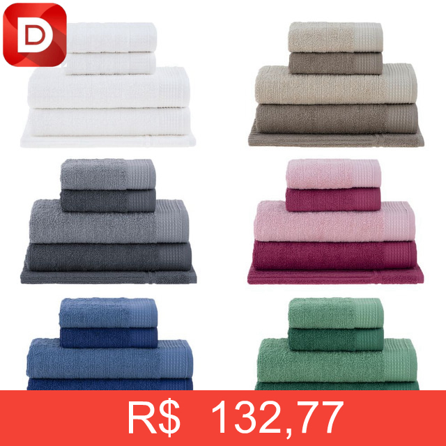 Foto do produto Jogo De Toalhas Buddemeyer Brisa Banho