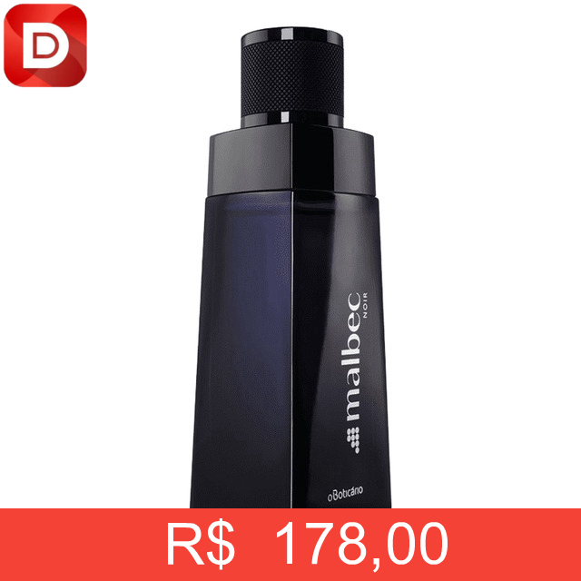 Foto do produto Perfume Boticário Malbec Noir