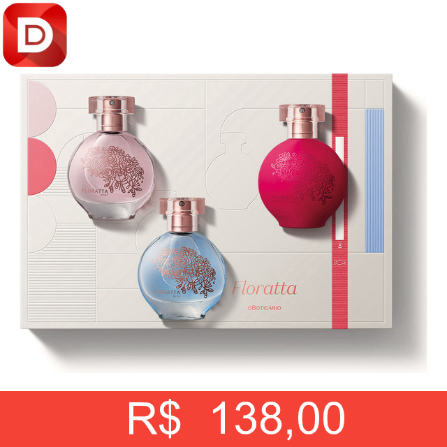 Foto do produto Kit Presente Boticário Floratta
