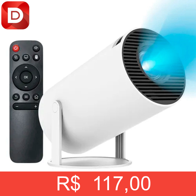 Foto do produto Projetor 4k Portátil Smart Android Wi-fi Mini Hdmi