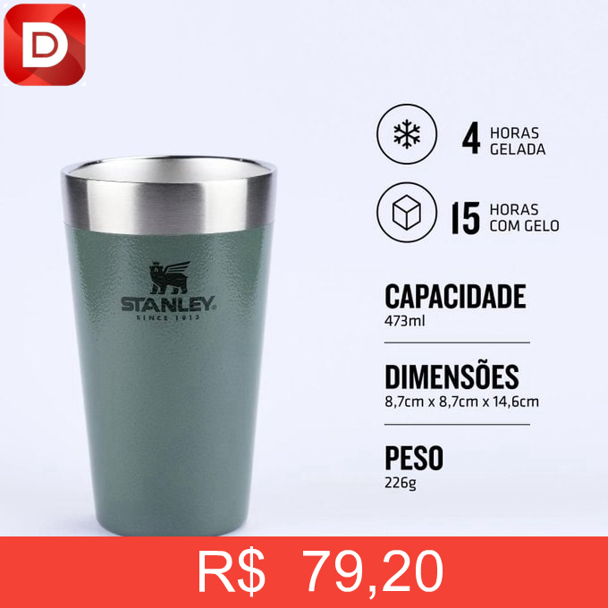 Foto do produto Copo de cerveja Stanley