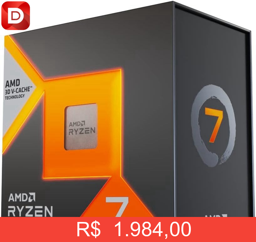Foto do produto Ryzen 7 7800X3D