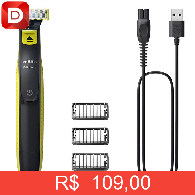 Foto do produto Aparador facial Philips Oneblade