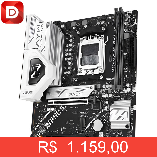 Foto do produto Placa Mãe Asus B850m Ayw Gaming Wi Fi
