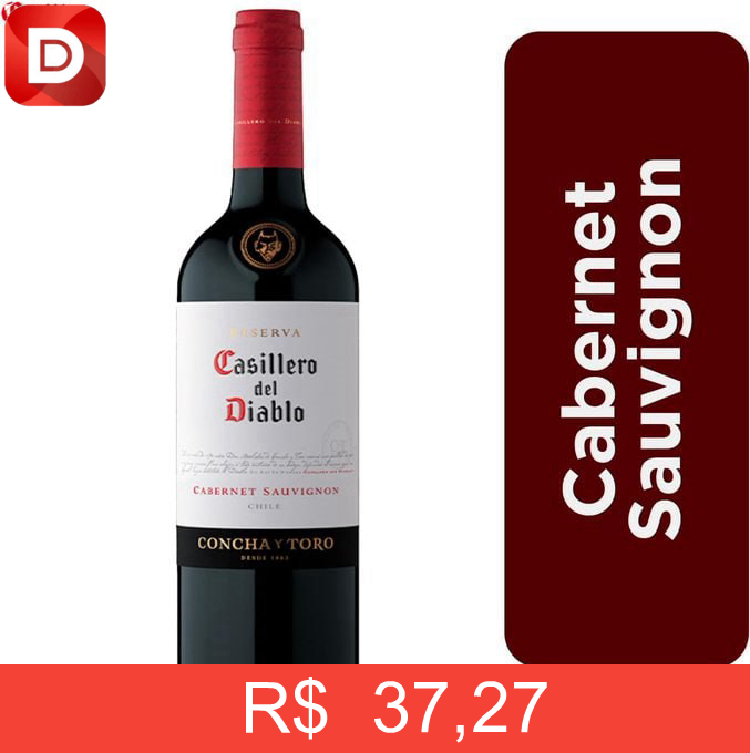 Foto do produto Concha y Toro Casillero Del Diablo Cabernet Sauvignon