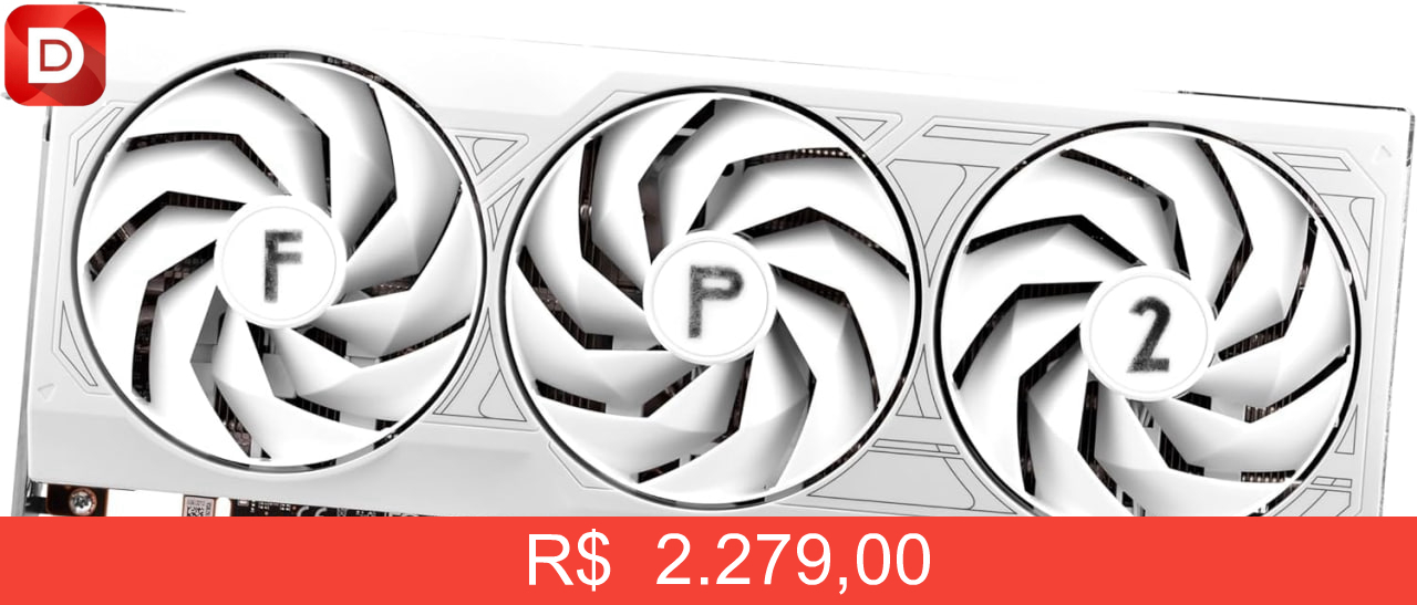 Foto do produto Sapphire Pure AMD Radeon RX 7700XT 12GB Edição Frost Punk 2