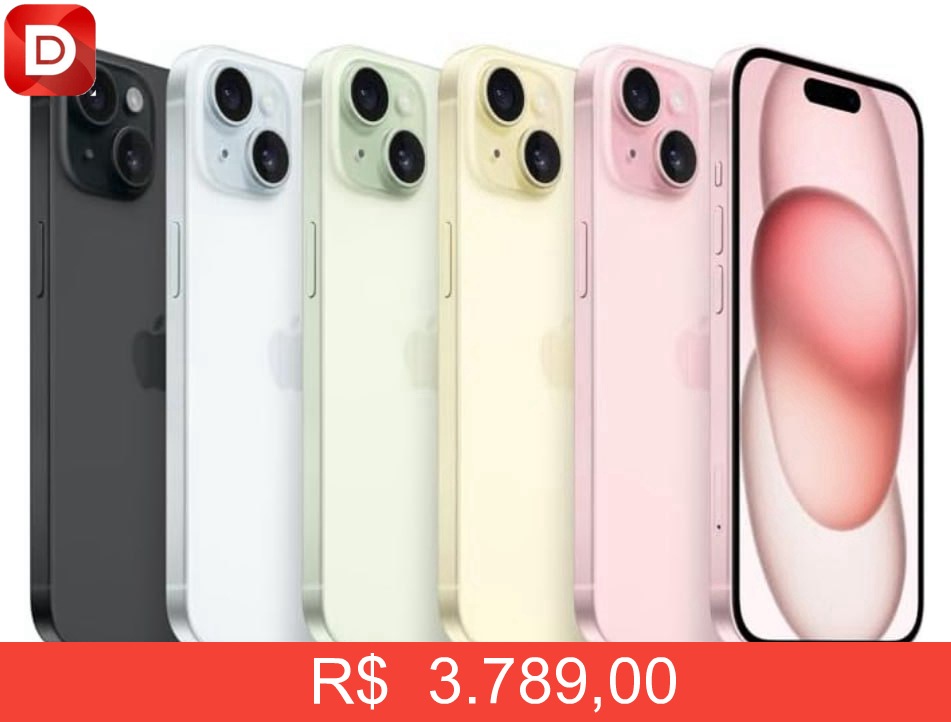 Foto do produto Apple iPhone 15