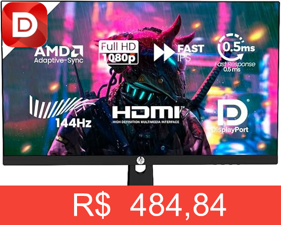 Foto do produto Monitor Gamer Haiz 25''