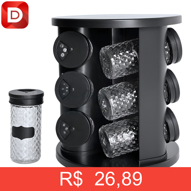 Foto do produto Porta Tempero Giratório