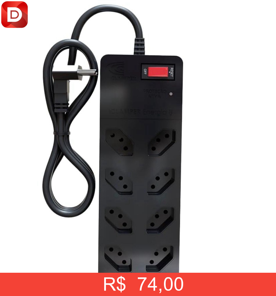 Foto do produto Filtro De Linha com DPS iCLAMPER Energia