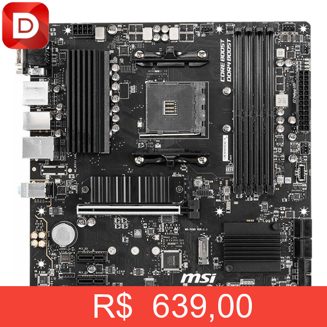 Foto do produto Placa Mae Msi B550m Pro-vdh