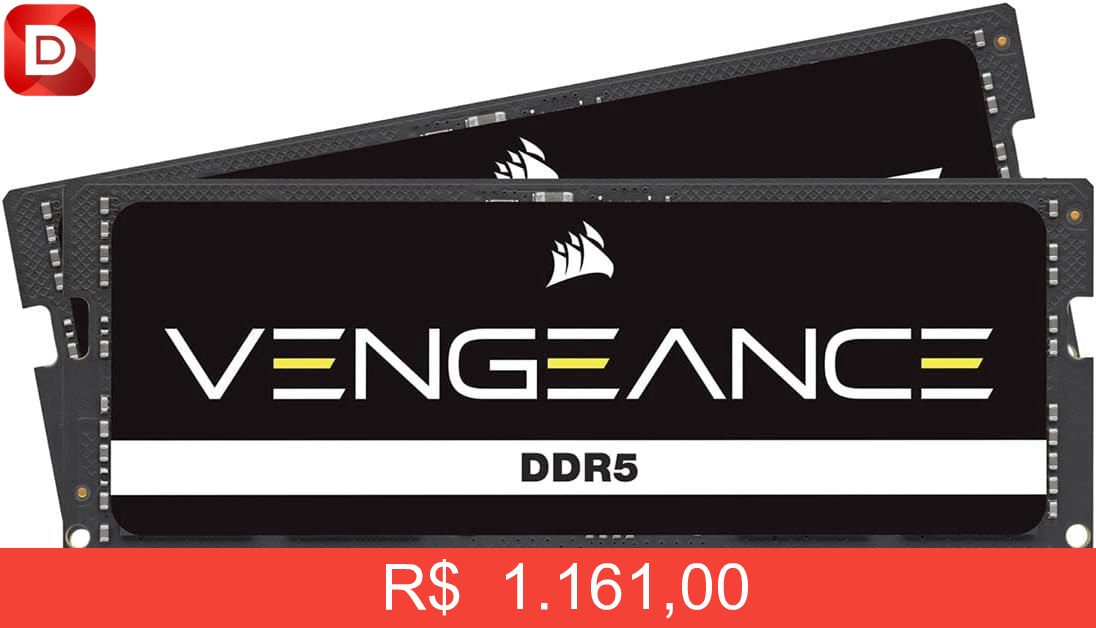 Foto do produto Memória para Notebook CORSAIR Vengeance SODIMM DDR5 RAM