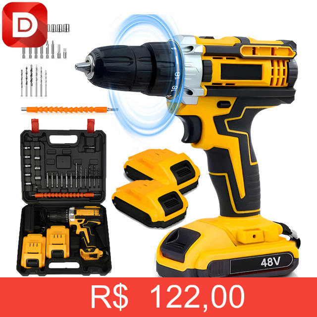 Foto do produto Parafusadeira Furadeira 48v Profissional