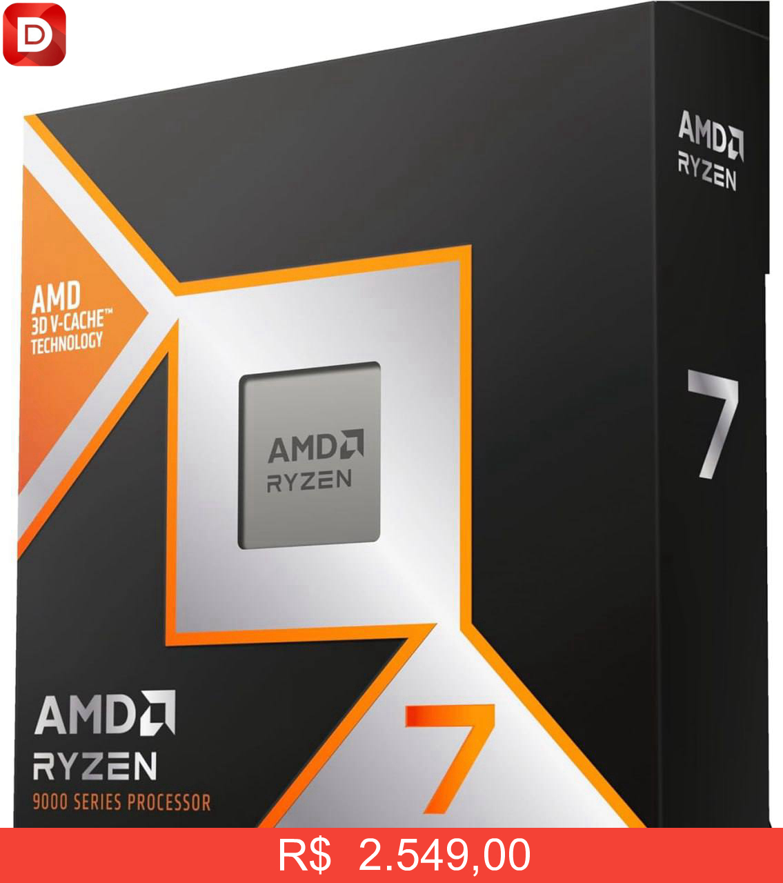 Foto do produto AMD Processador Ryzen 7 9800X3D