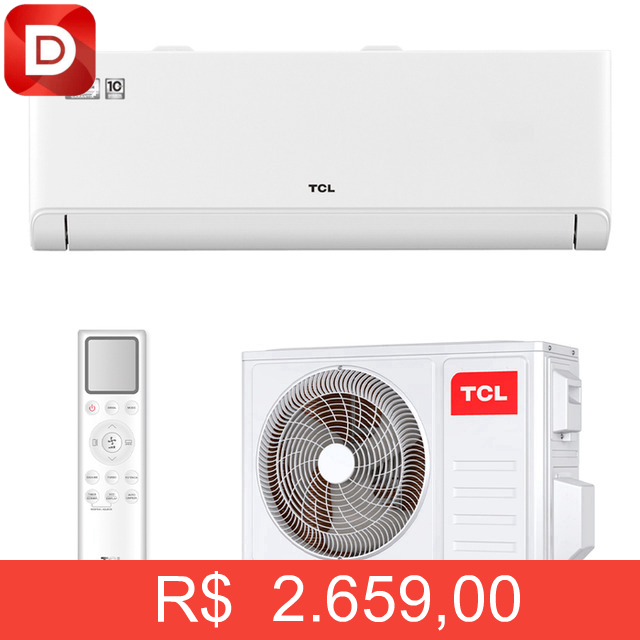 Foto do produto Ar Condicionado Hi Wall Tcl T-pro 2.0 Inverter