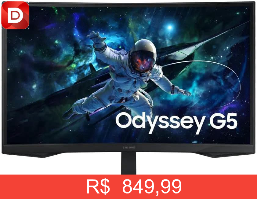 Foto do produto Monitor Samsung Odyssey G5 27