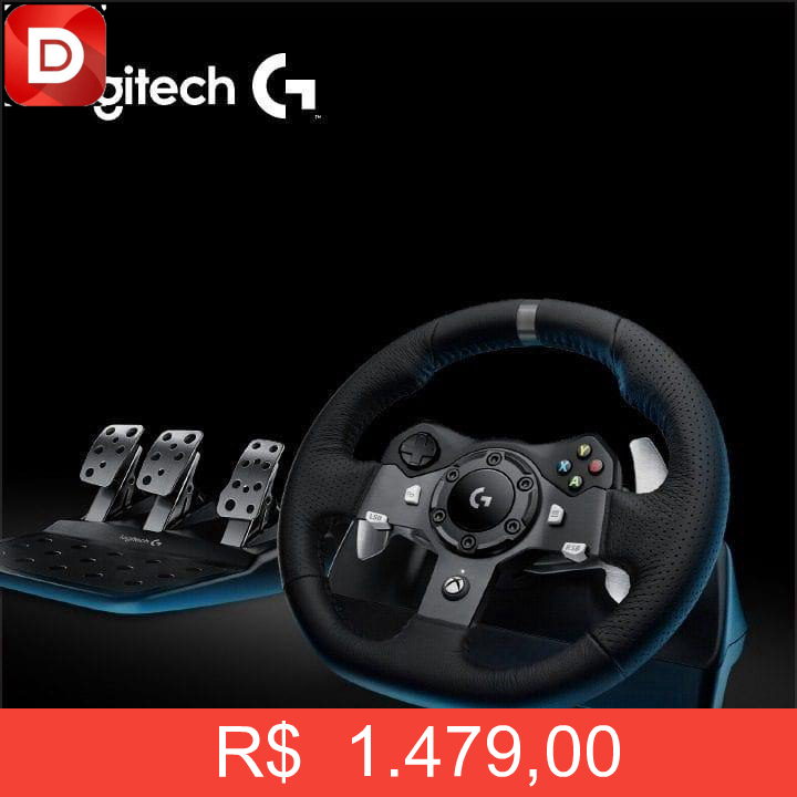 Foto do produto Volante Logitech G920 Driving Force