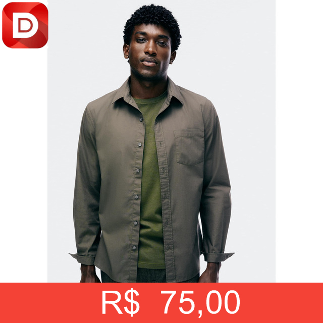 Foto do produto Camisa Básica Mangas Longas