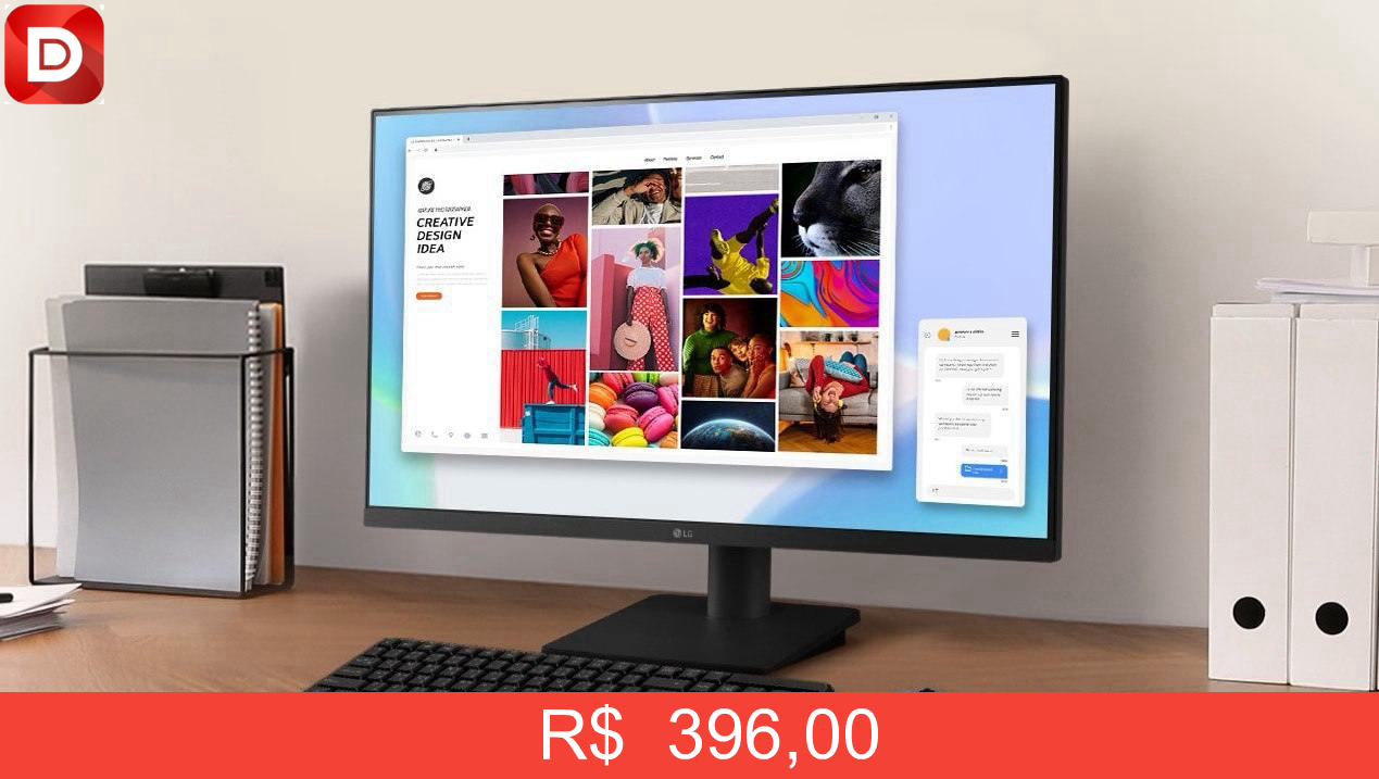 Foto do produto Monitor Gamer LG 24