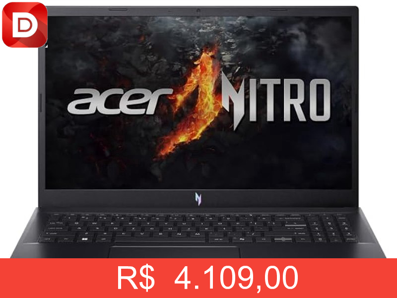 Foto do produto Notebook Gamer Acer Nitro V15 ANV15-41-R2GT