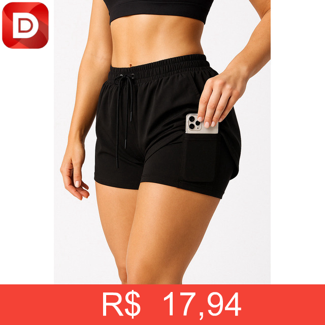 Foto do produto Short Duplo Fitness