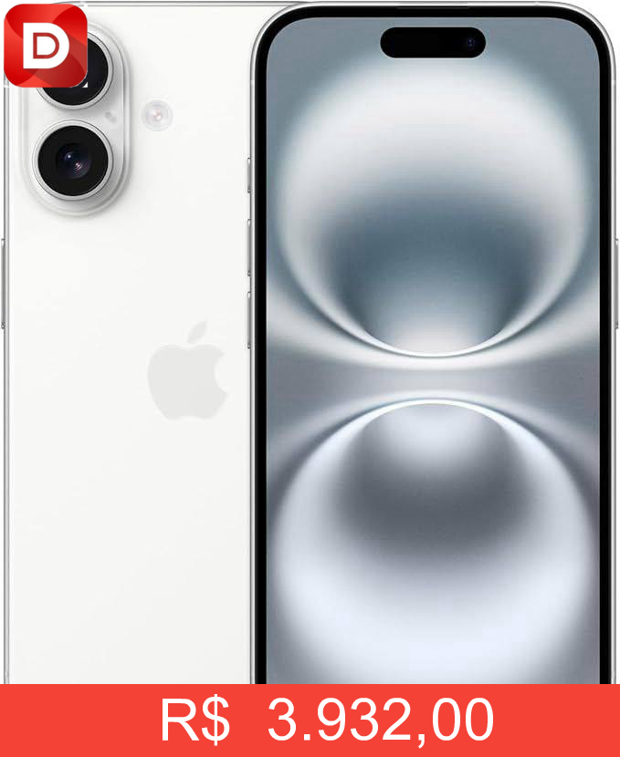 Foto do produto Apple iPhone 16
