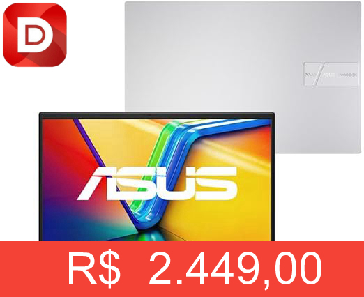 Foto do produto Notebook ASUS Vivobook 15 X1504VA